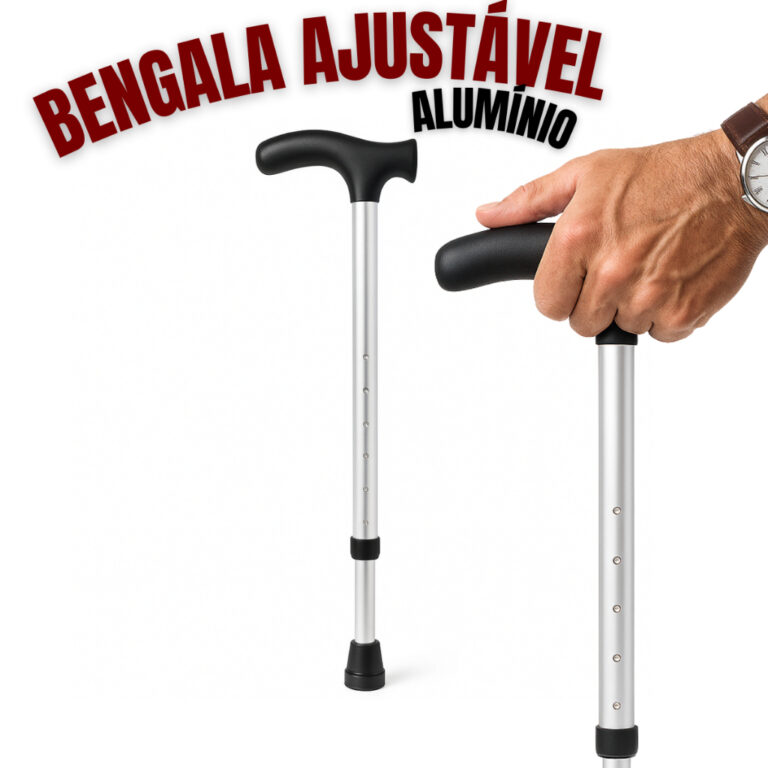 Bengala Ortopédica para Idoso Alumínio Reforçad