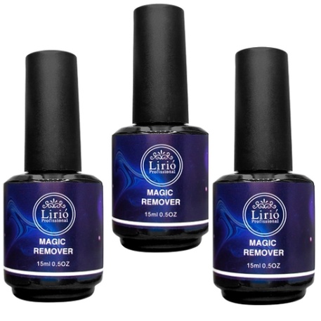 Kit 3 Magic Remover Lirió Removedor Esmalte Em Ge