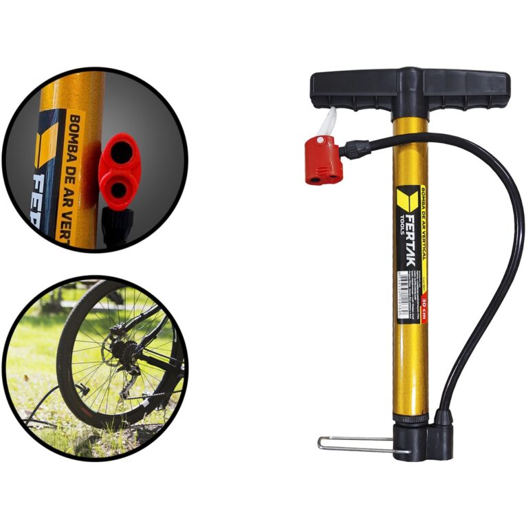 Bomba De Ar Para Encher Pneu Bicicleta Bike Carro 