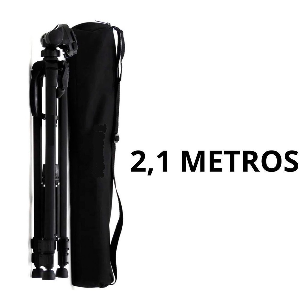 Tripé Profissional Para Câmera E Celular + Bolsa. Grande YIHAN