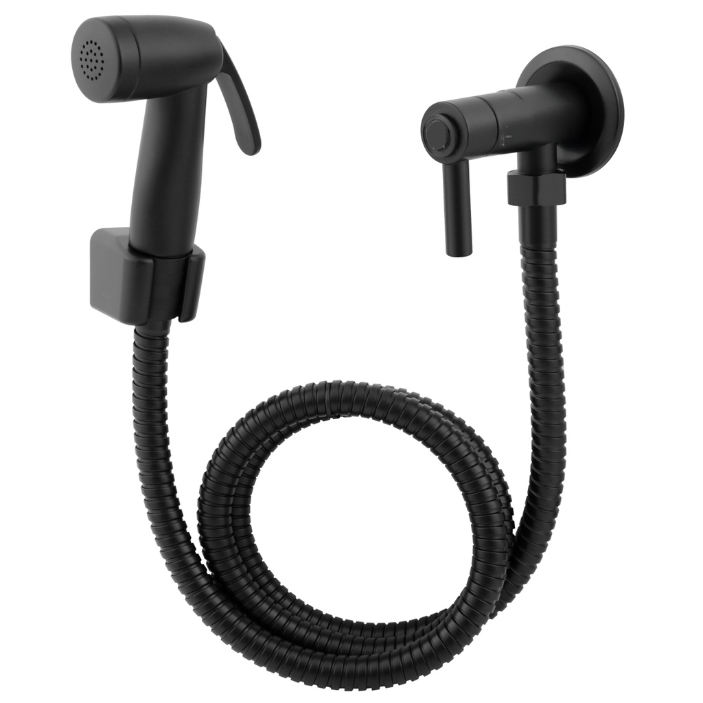 Ducha Higiênica Toda Metal Black 100% inox Alta Qualidade