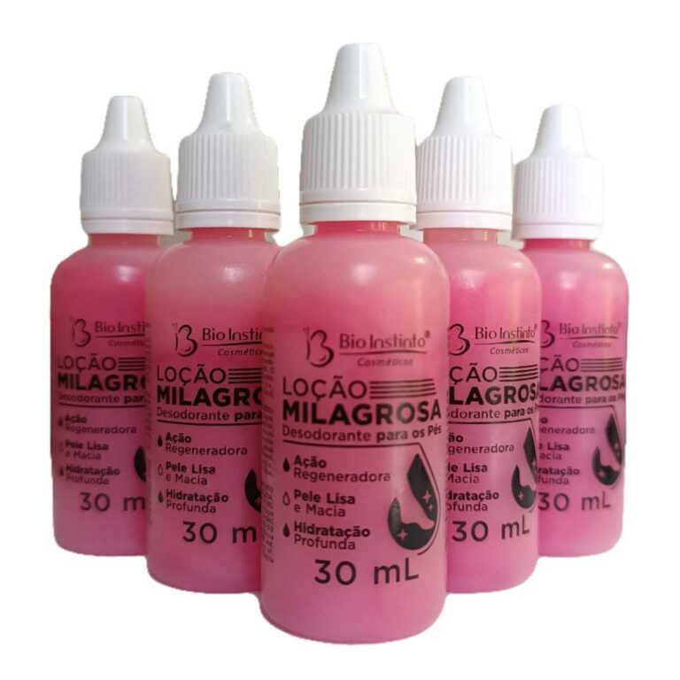 kit 6 Loção Milagrosa 30 ml para os Pés Bio Ins
