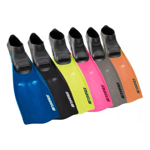 Nadadeira Pé De Pato Mergulho Snorkel Pesca Sub &