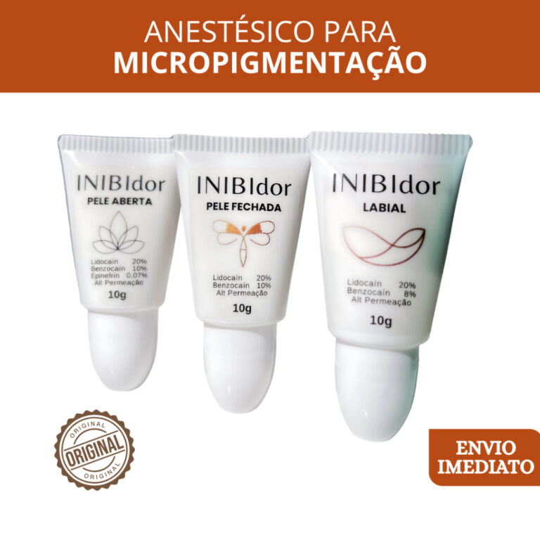 Anestésico para Micropigmentação Aberta Fechada