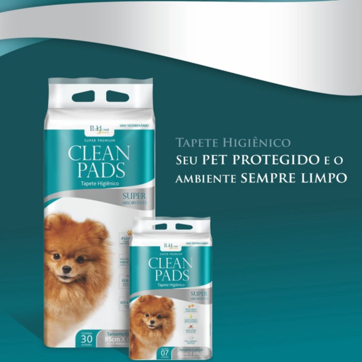 Tapete Higiênico Clean Pads 85×60 Com 30 Uni