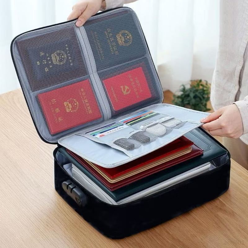 Bolsa universal para armazenamento de documento viagem porta-cartões suporte bolsa de ferramentas
