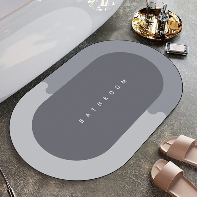 kit Tapete para Banho de Secagem Rápida e Super A