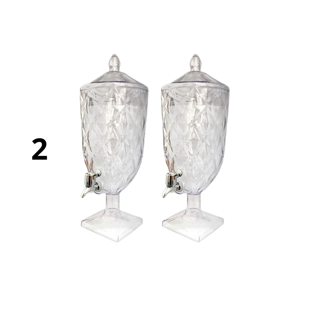 Suqueira KITS de 2, 3, 4 e 6 quantidades Jarra em Acrìlico Cristal Diamond 4,5 L p/Bebidas