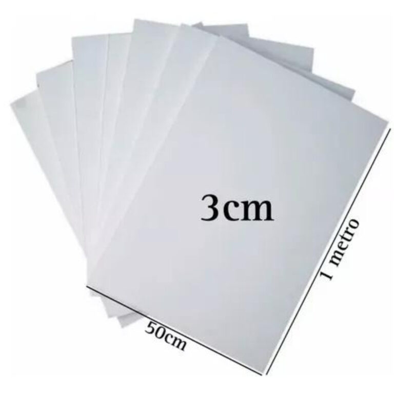 20 Placas Isopor 100cm x 50cm x 3cm Forro Térmico