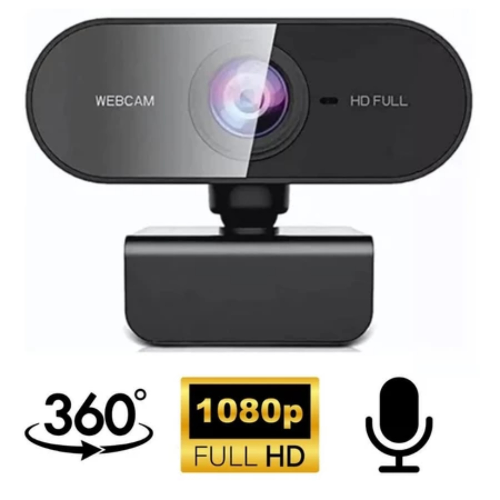 Webcam Full Hd 1080p Microfone Pc Notebook Home Office Nova Pronta Entrega