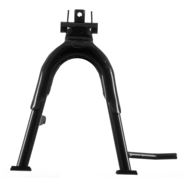 Cavalete Central Tripé Em Aço Tubular Preto Pro 
