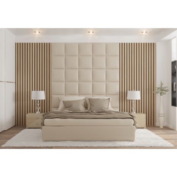 Cabeceira Modular 30×30 em CORINO (Uma Placa)