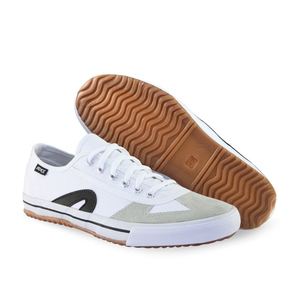 Tênis Adex Masculino e Esportivo Ideal para Futsal com Solado Vulcanizado e Confortável Branco PRETO