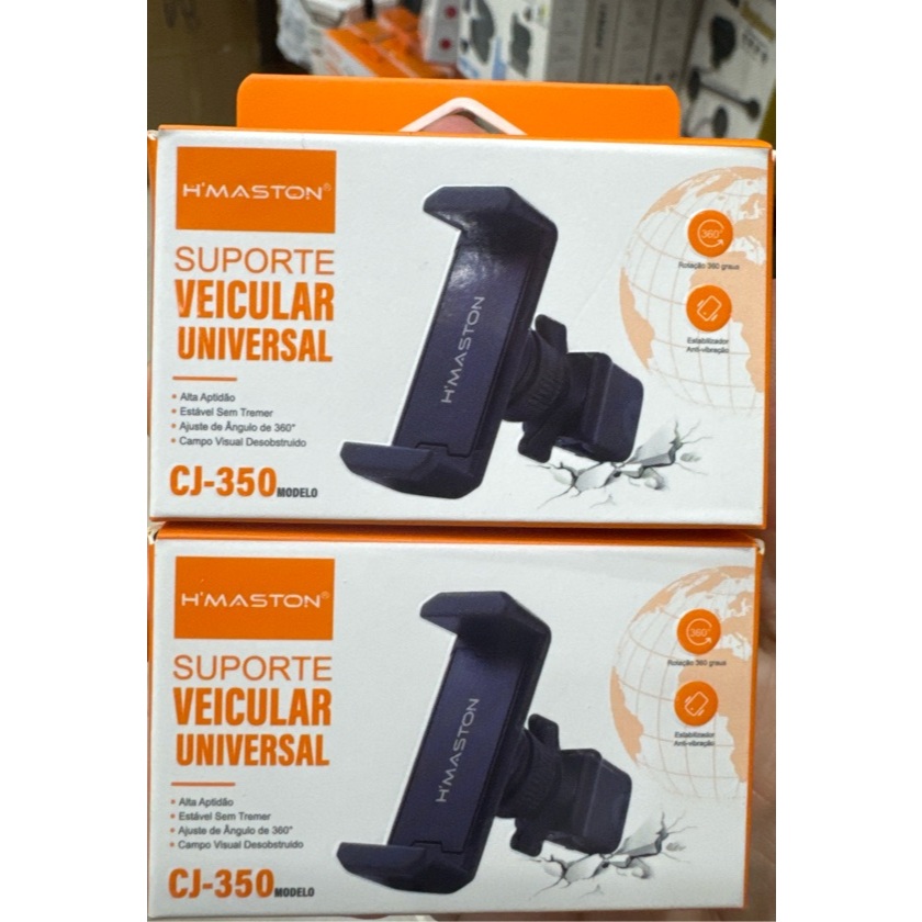 Suporte Carro 360. Saída De Ar Universal Para Celular Gps CJ-350