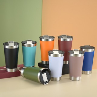 Kit 10/20/30/40 Copos Térmicos 473ml Com Tampa e 
