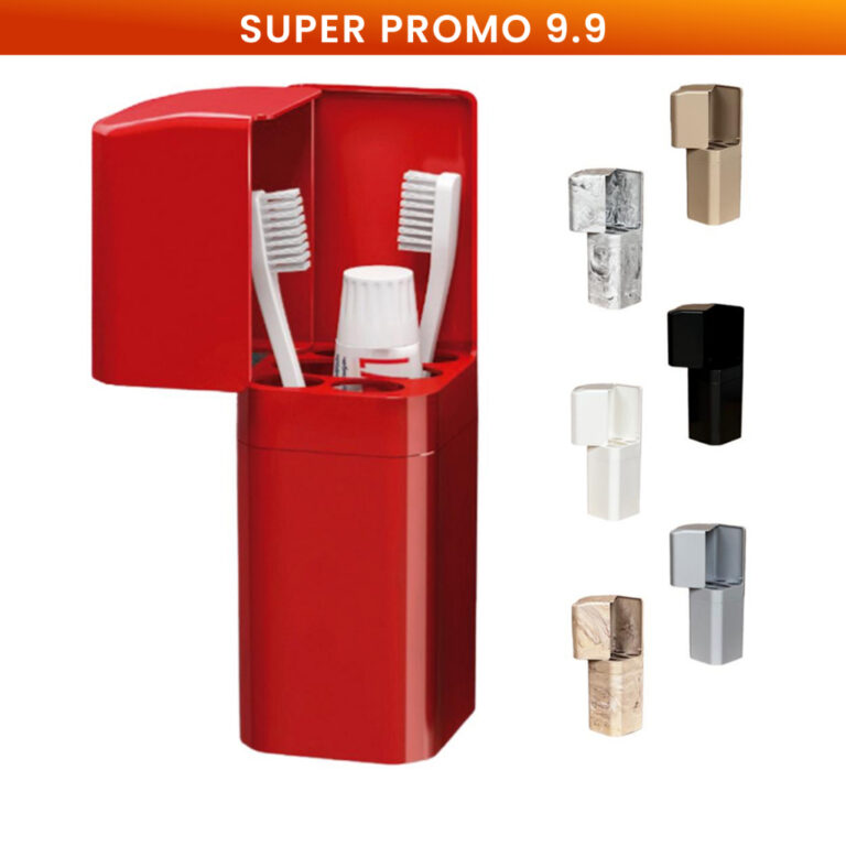PROMO 9.9  Porta Escovas e Creme Dental | com Enca