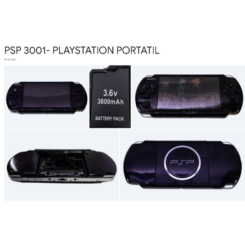 PSP 3001- PLAYSTATION PORTATIL