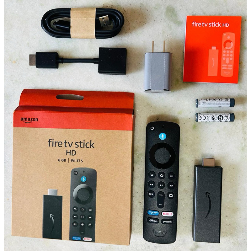 Novo Amazon Fire Stick TV Full HD Alexa Comando de Voz Original – Preto