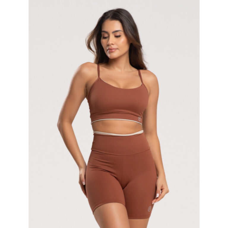 Conjunto Fitness Element academia short e top poli