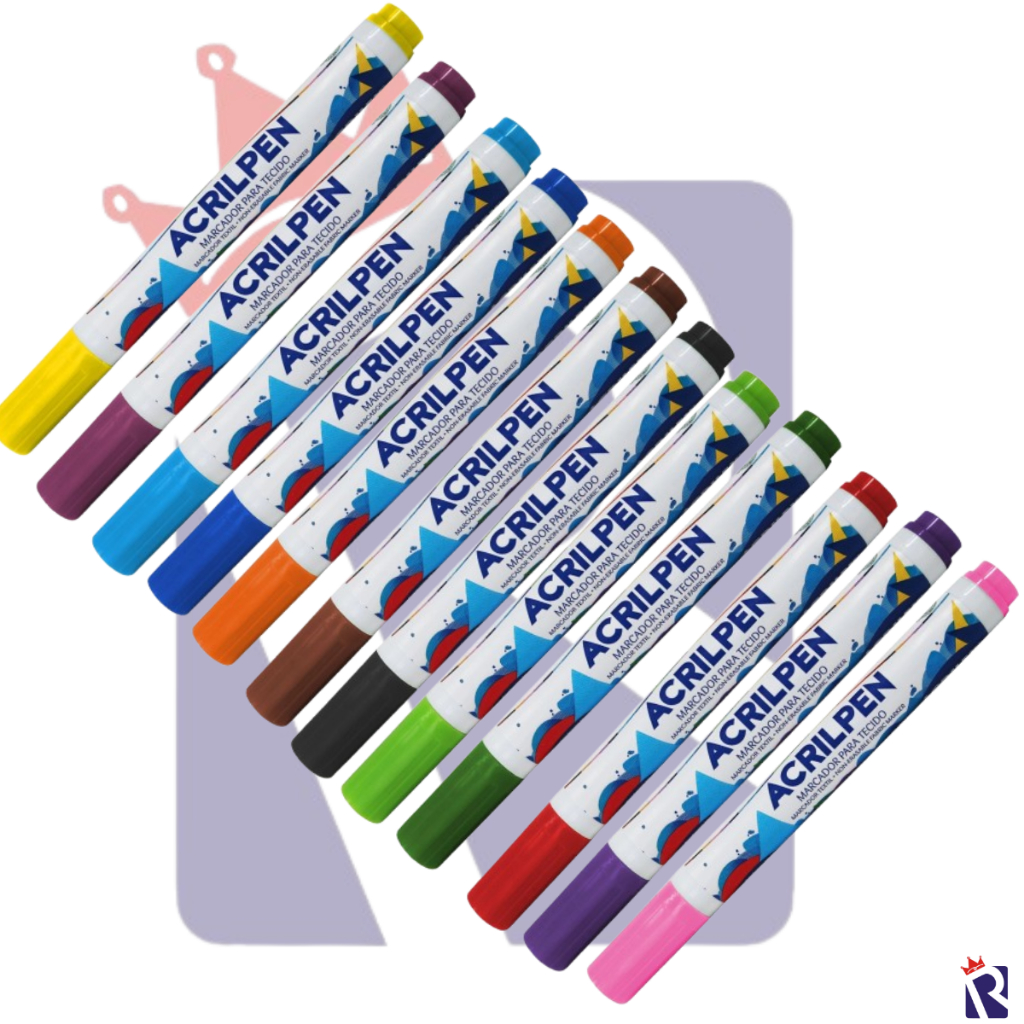 CANETA PARA TECIDO ACRILPEN ACRILEX