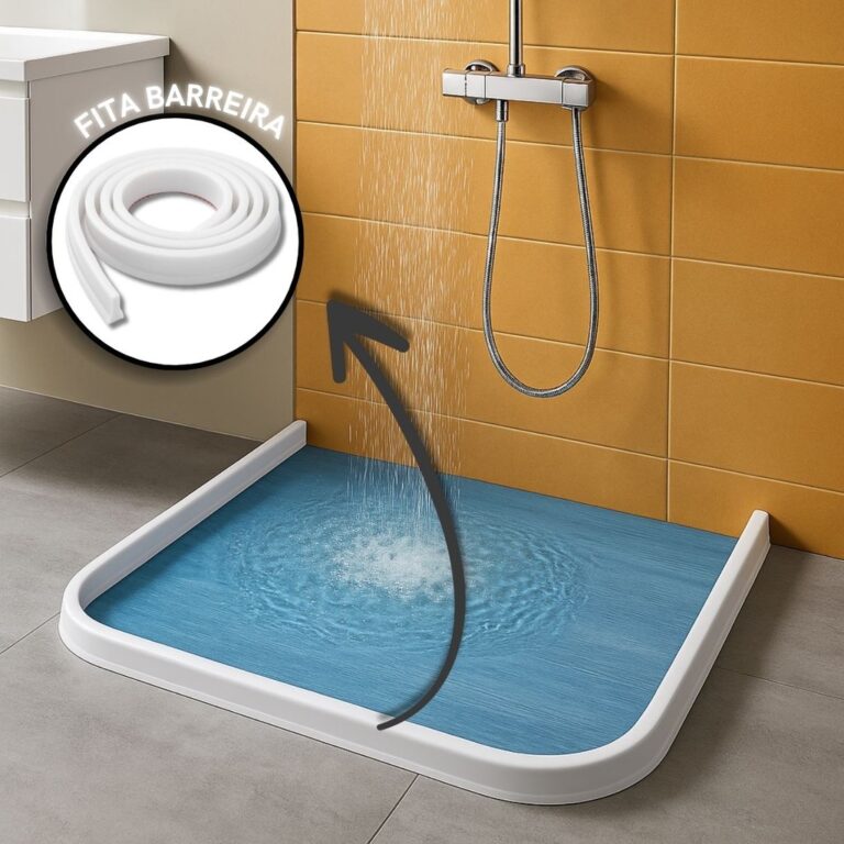 Barreira de Agua Retenção em Silicone Vedação 