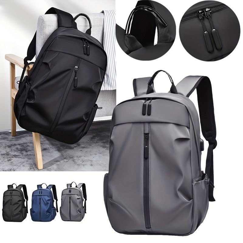 Mochila Masculina E FemininaVersátil Leve De 20L Escolar Resistente Com Compartimento Para Laptop De