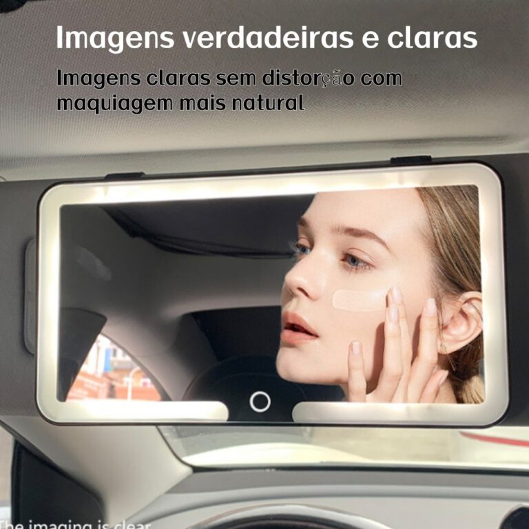 Espelhos De Maquiagem Para Interior De Carro Placa