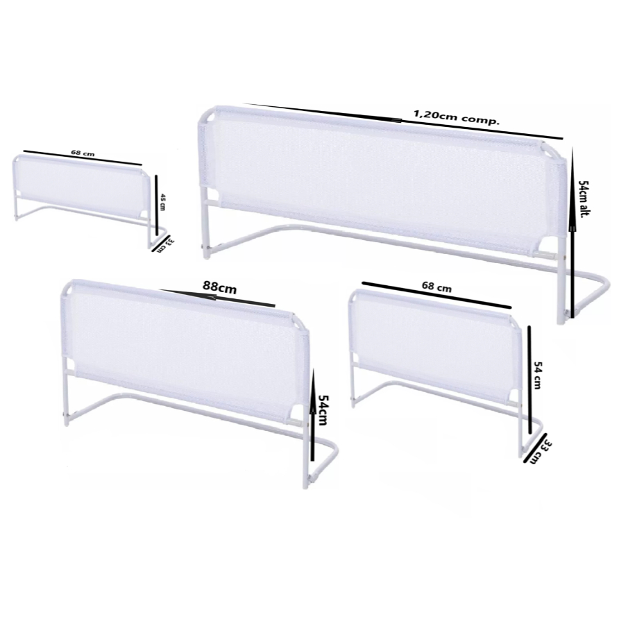 Grade De Cama Lateral Proteção Para Crianças E Idosos Segura Resistente Universal Portátil – Pronta