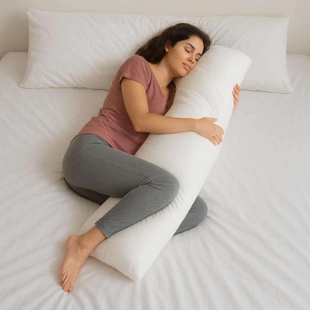 Body Pillow 40x130cm Travesseiro de Corpo TNT Premium Gestante Dor Lombar  Xuxão Gigante