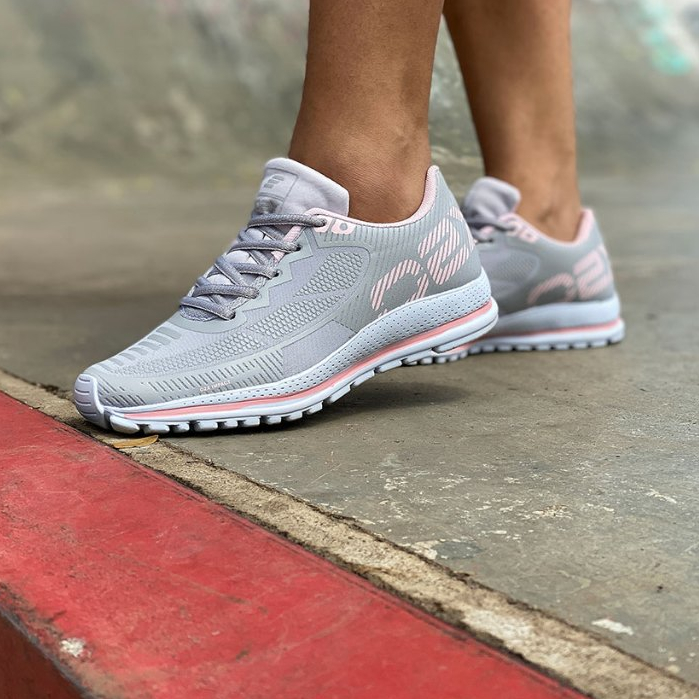 Tênis Feminino O2X Super Leve Impact Caminhada Co