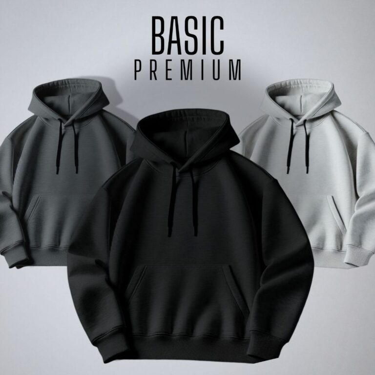 Moletom Premium Masculino Com Capuz Bolso Canguru 