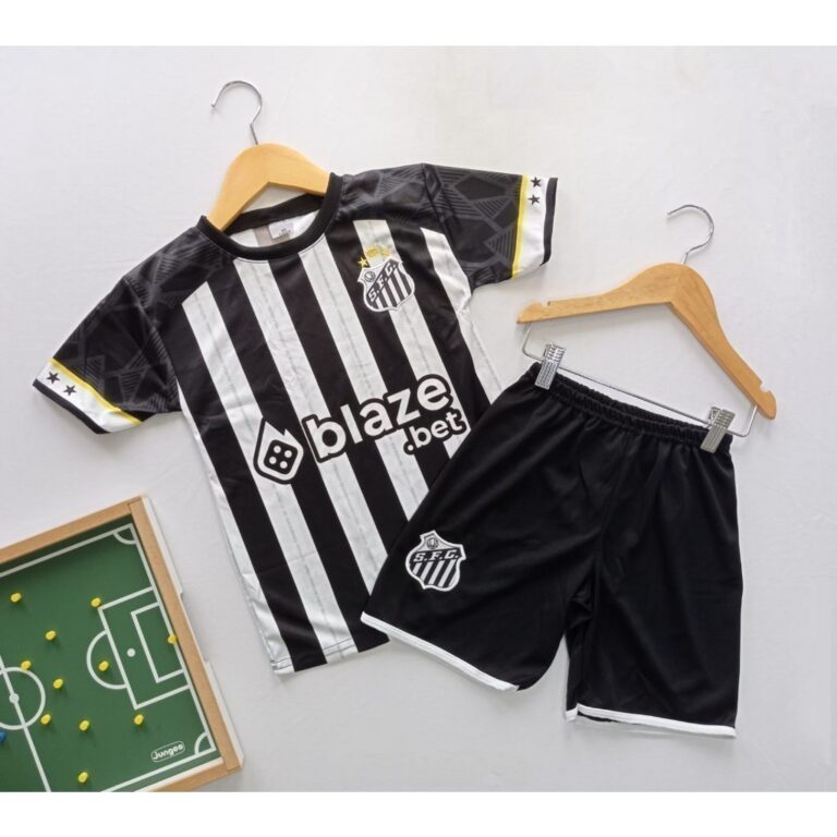 CONJUNTO DO SANTOS INFANTIL CAMISA DO SANTOS INFAN