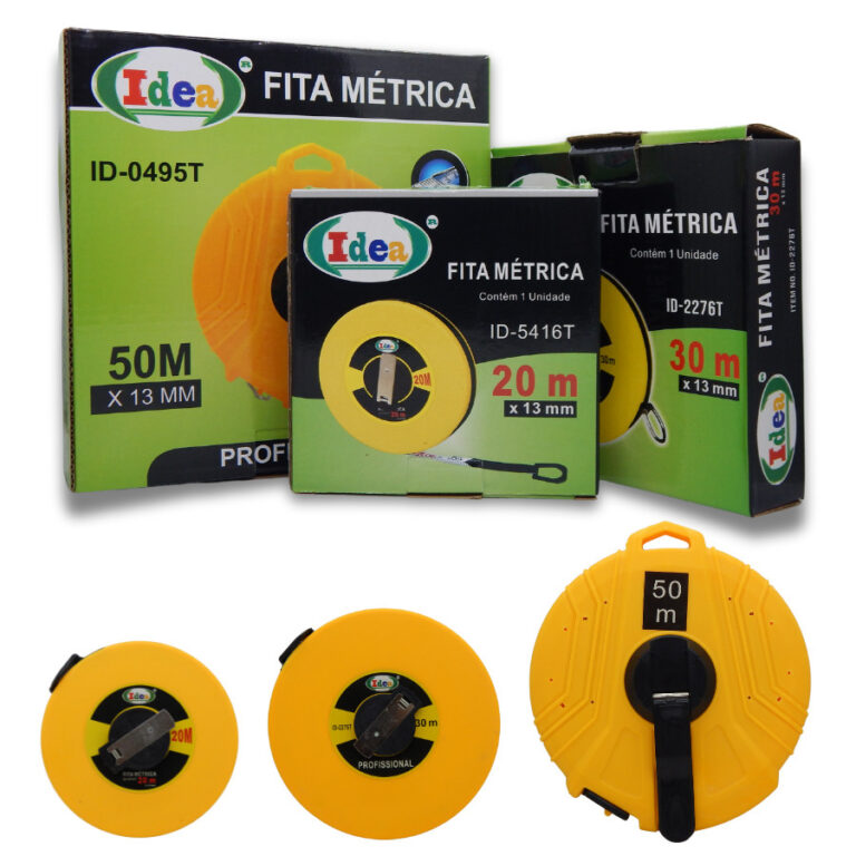 Fita Métrica Profissional  50 30 20  Metros Com M