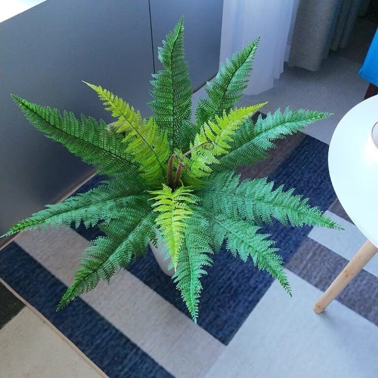 55CM Samambaia Escura Artificial De 15 Galhos