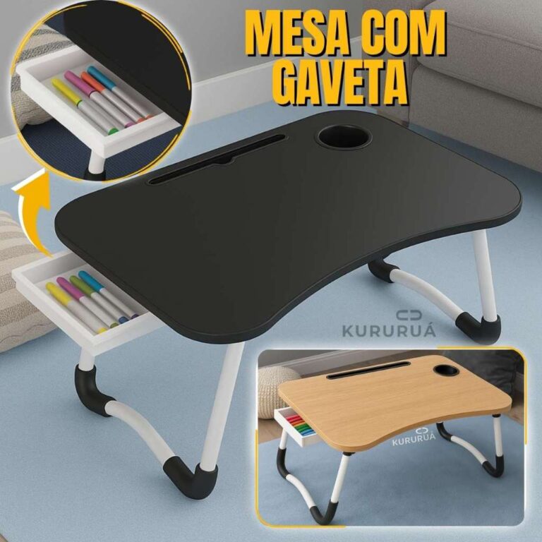 Mesa Mesinha Notebook Cama Home Office Refeição 