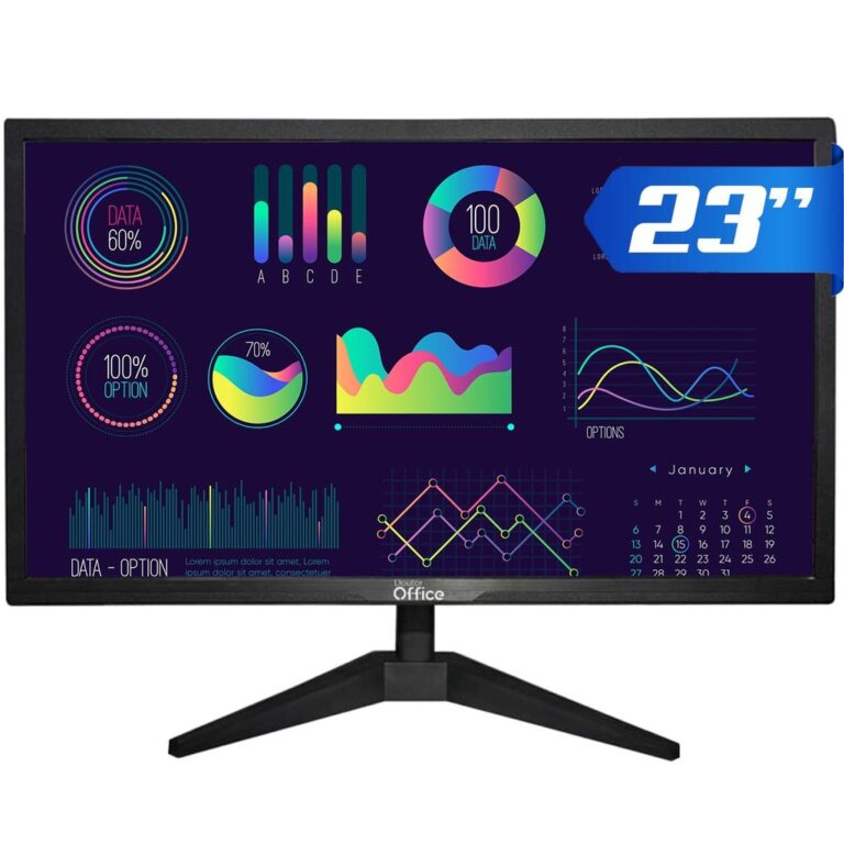 Monitor Dr. Office, 23 Pol, Full HD, 75Hz, HDMI/VG