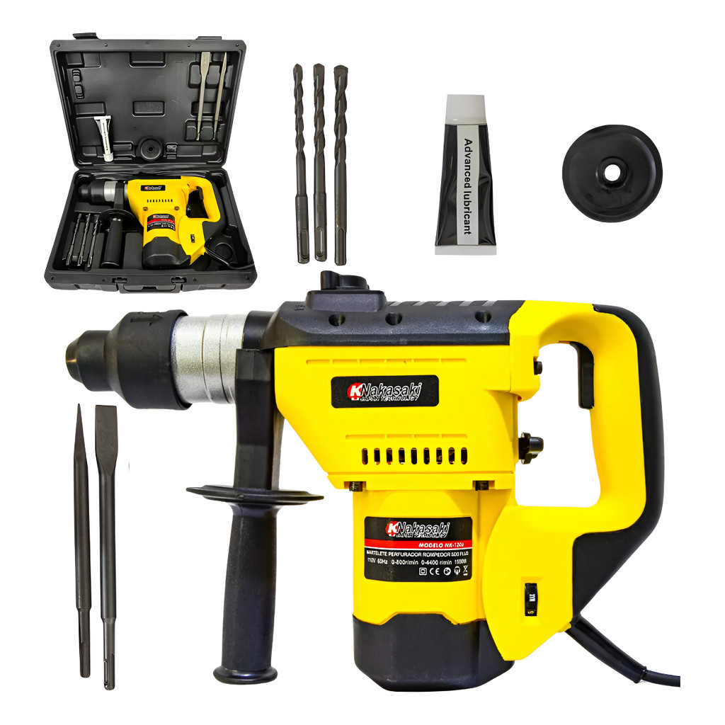 Martelete Nakasaki Rompedor 2400w Profissional 10kg Potente