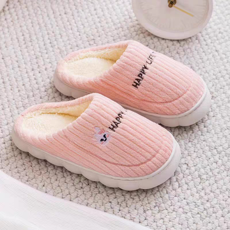 Chinelos de algodão para casal outono e inverno