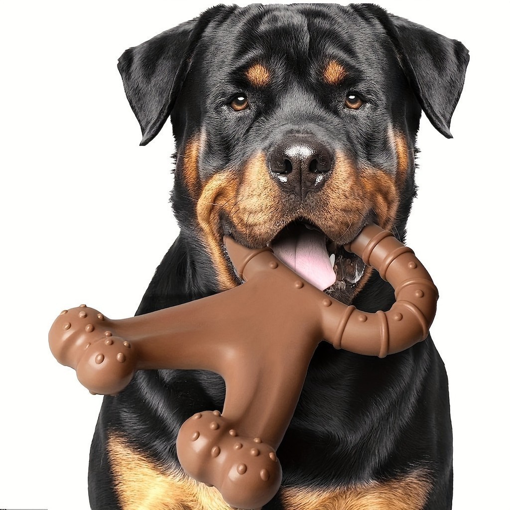 Brinquedo de Mastigar para Cachorro – Limpeza Dental, Moagem Natural e Treinamento Inteligente
