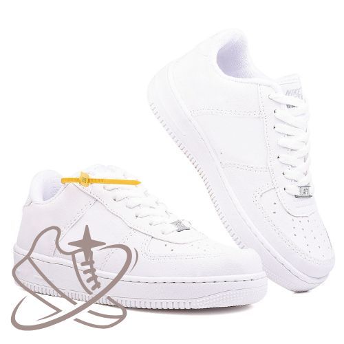 Tênis Branco Casual Feminino e Masculino Unissex 