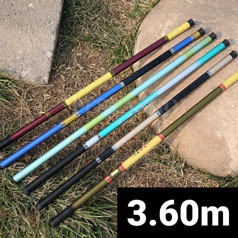 Vara Telescópica Lisa 3,60M – 40% Carbono – C.W 8-18lbs – Cmik