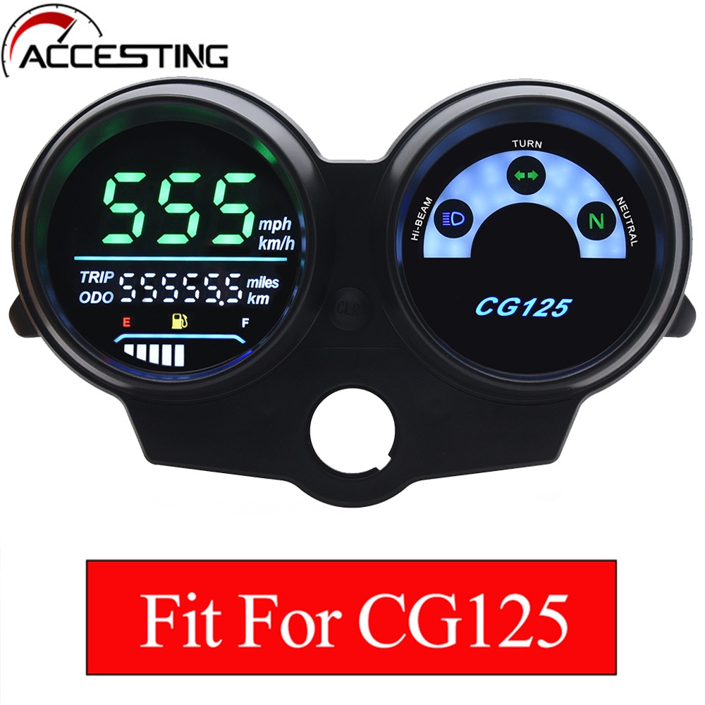 Digital De Motocicleta painel digital LED Para CG125 Ano 2000 A 2008 fan 125 Titan 125 2013 Dashboad