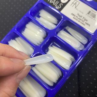 Novo kit de 100 unhas bailarina transparente / bra
