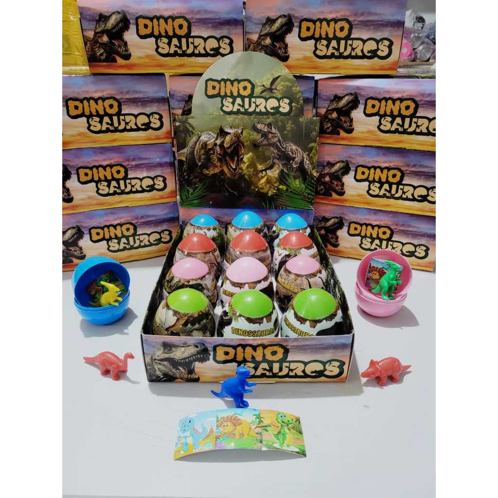 Caixa 12 Ovo Surpresa DIno