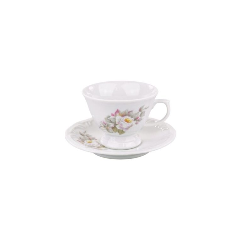 Xícara Café Com Pires 70ml Porcelana Schmidt 