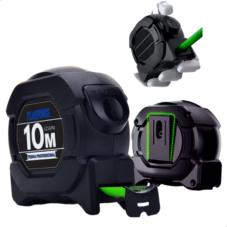 Trena Métrica Fita 10M Fluorescente Profissional 