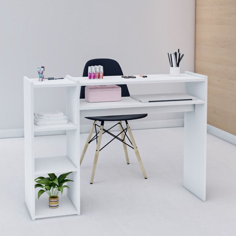 Mesa De Manicure Pedicure Profissional Salão Studio De Beleza Nail Designer Esmaltação