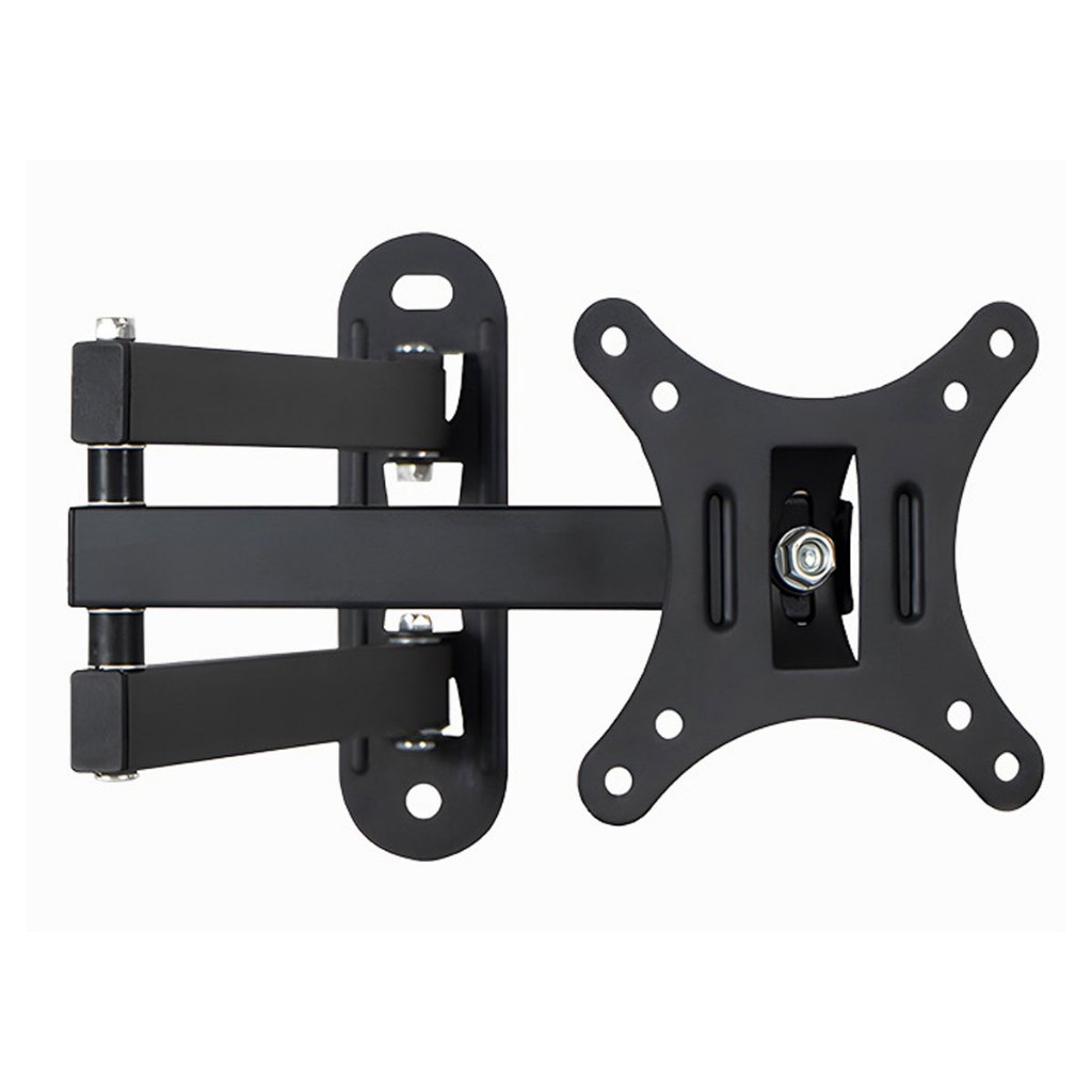 Suporte Tv Tri Articulado Lcd Led Plasma 10 A 26 e 32 A 55 Pol Para Parede VESA 75x75mm/100x100mm