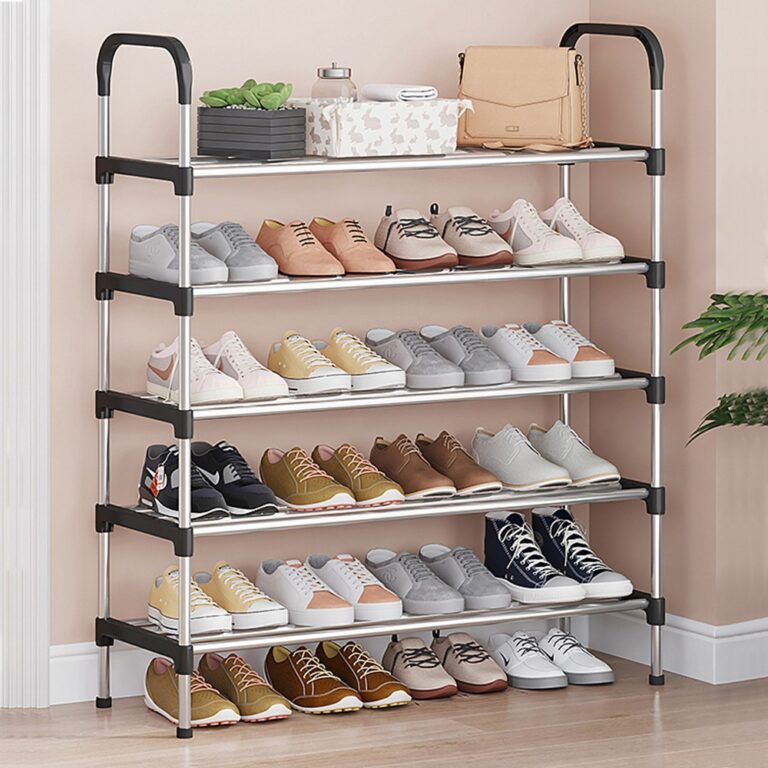 4-8 Andares Sapateira de metal Organizador Vertica