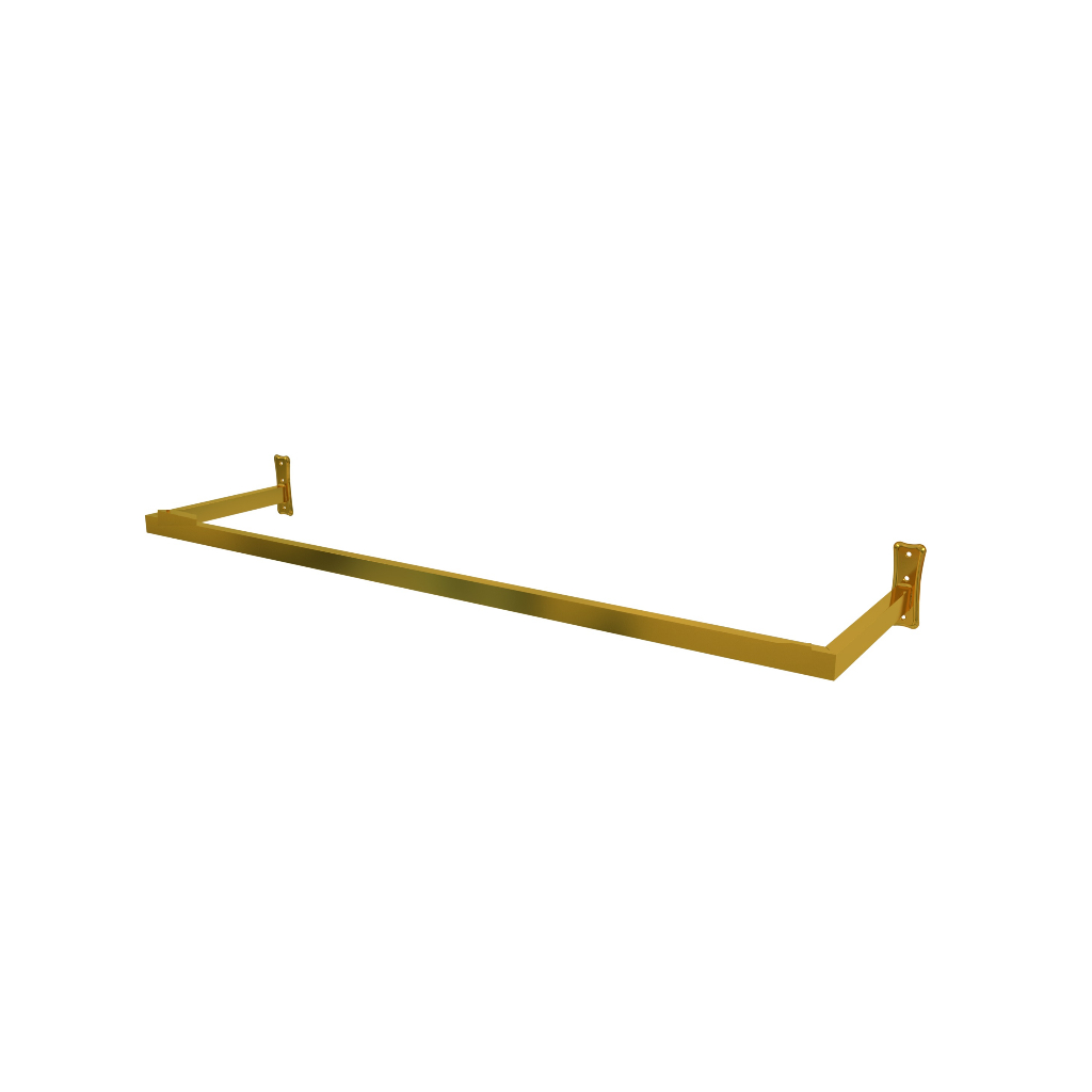 Arara para Roupas Quadrada Industrial – Dourada